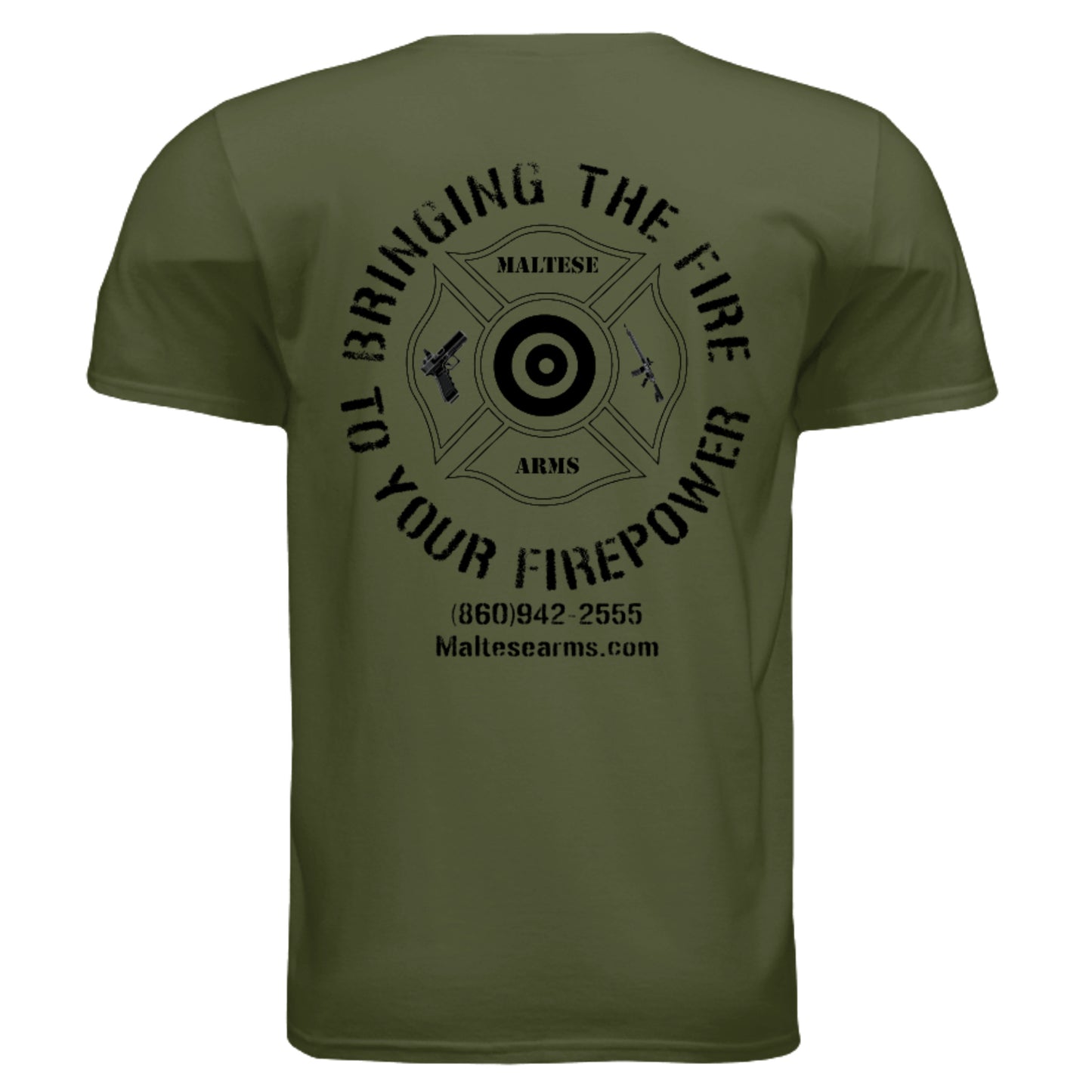 MILITARY GREEN - G640 - BACK