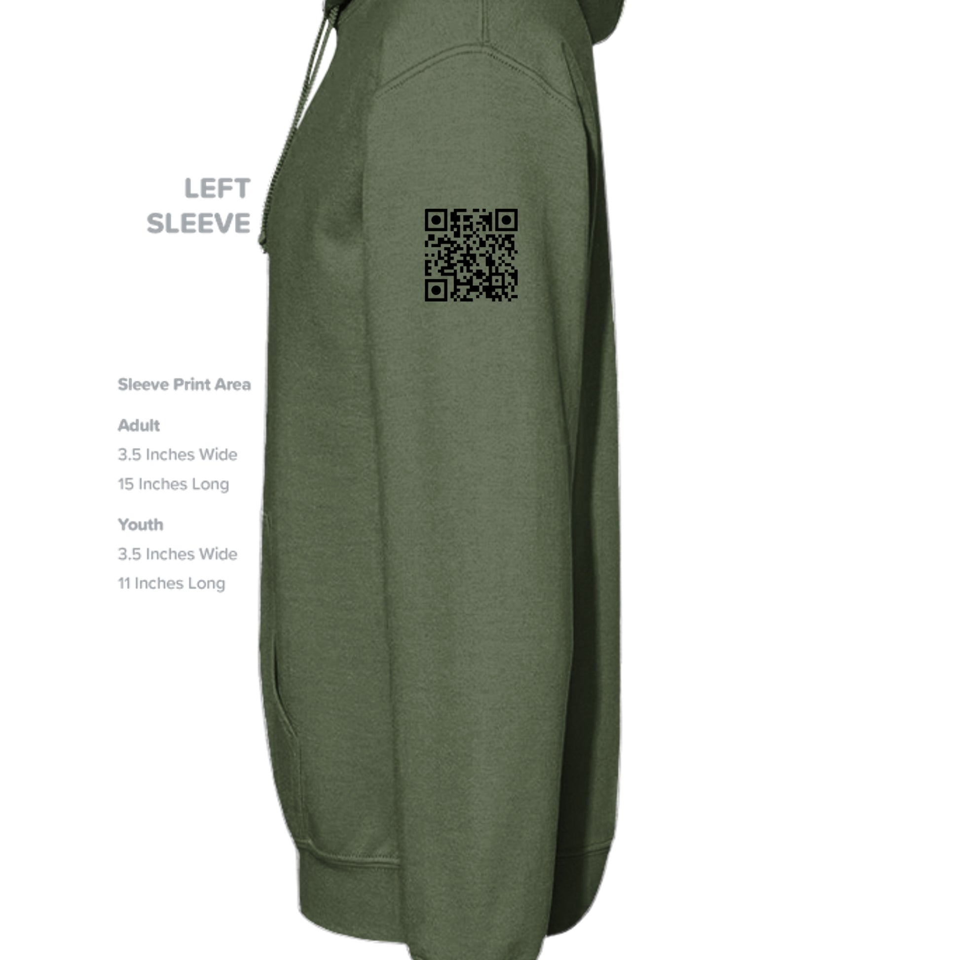 MILITARY GREEN - G185 - SLEEVE_LEFT