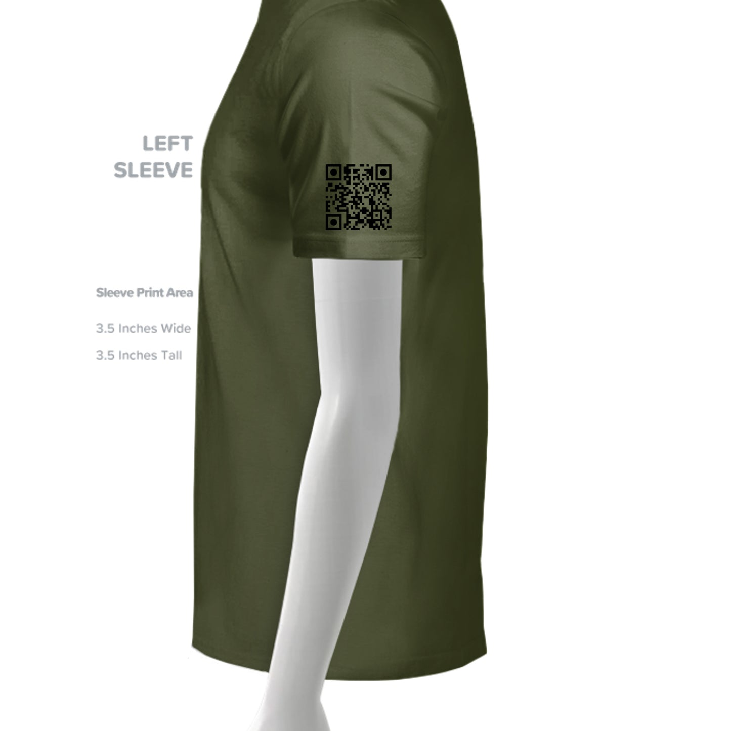 MILITARY GREEN - G500 - SLEEVE_LEFT